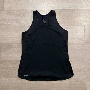 Nike Womens Dri-Fit Athletic Black Tank Top